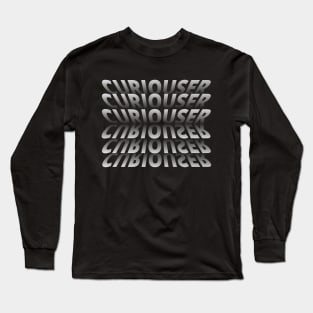 Curiouser and Curiouser Spinning Reflection Long Sleeve T-Shirt